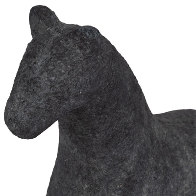 9 Textured Horse, Black