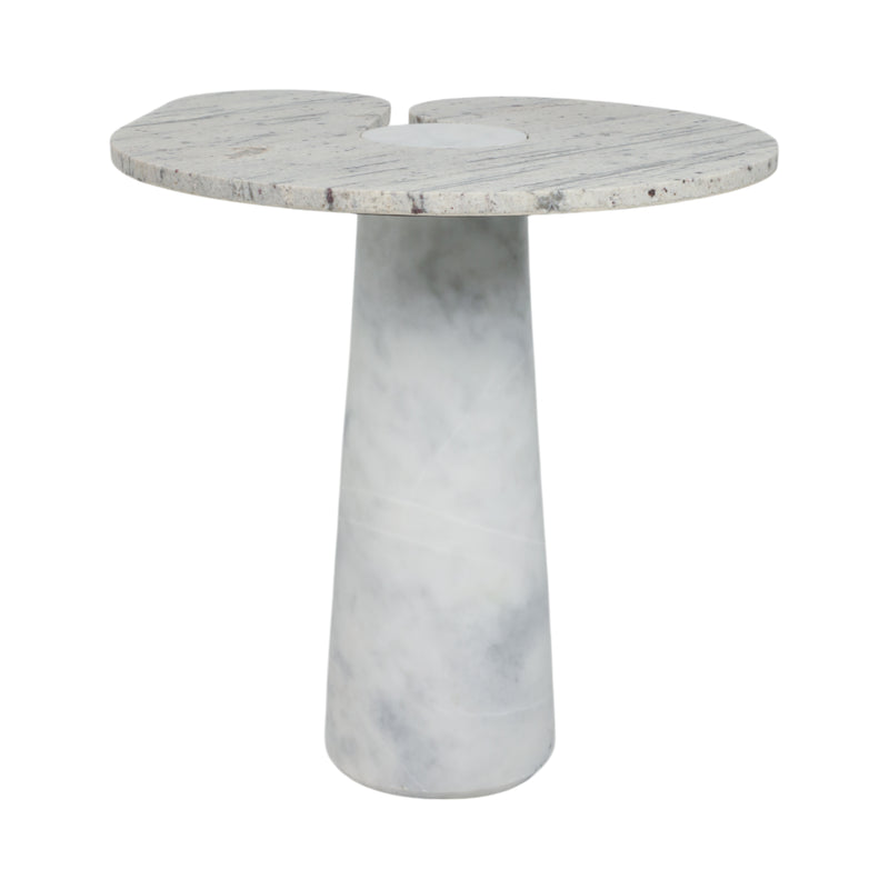 24 Cassiope Granite And Marble Accent Table