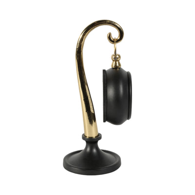 8 Avignon Gold And Black Desk Clock