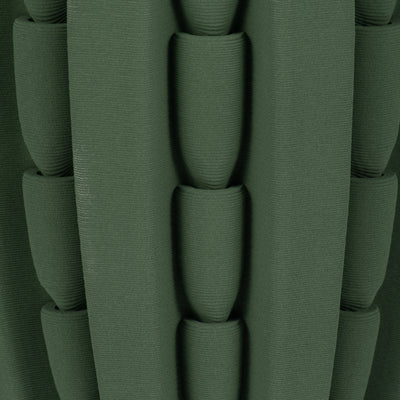 11 LAKELAND 3D PRINTED VASE, GREEN