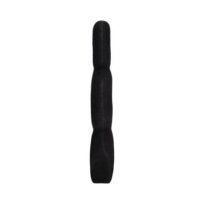 15 Textured Open Cut-out Totem Object, Black