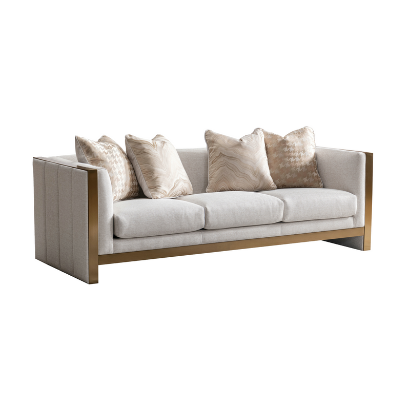 Coastal Comfort Beige Sofa W217