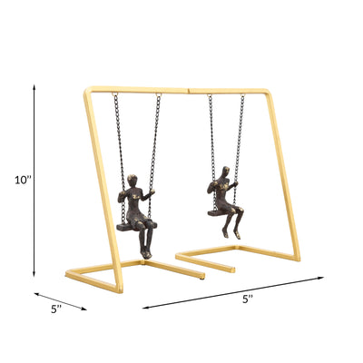 SWINGING PEOPLE BOOKENDS S/2