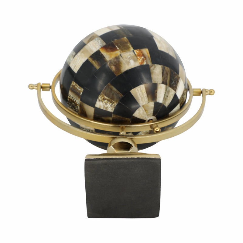 14h Globe, Brown/gold