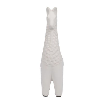 Clay, 11 Standing Llama, Ivory