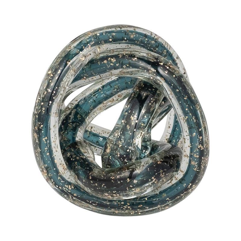 GLASS, 4 KNOT BLUE