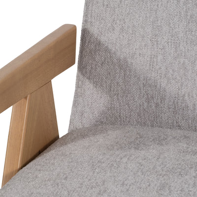 Wood - Scandinavian Accent Chair, Gray