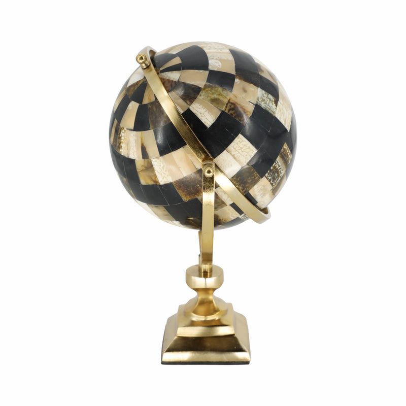 14h Globe, Brown/gold