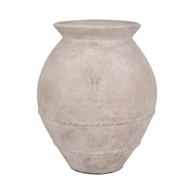 Terracotta, 20 Traditional Jug Vase, Ivory