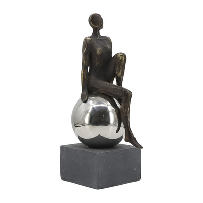 15 Augustonia Statuary With Steel Sphere