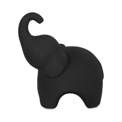 8 Elephant With Rough Texture, Black