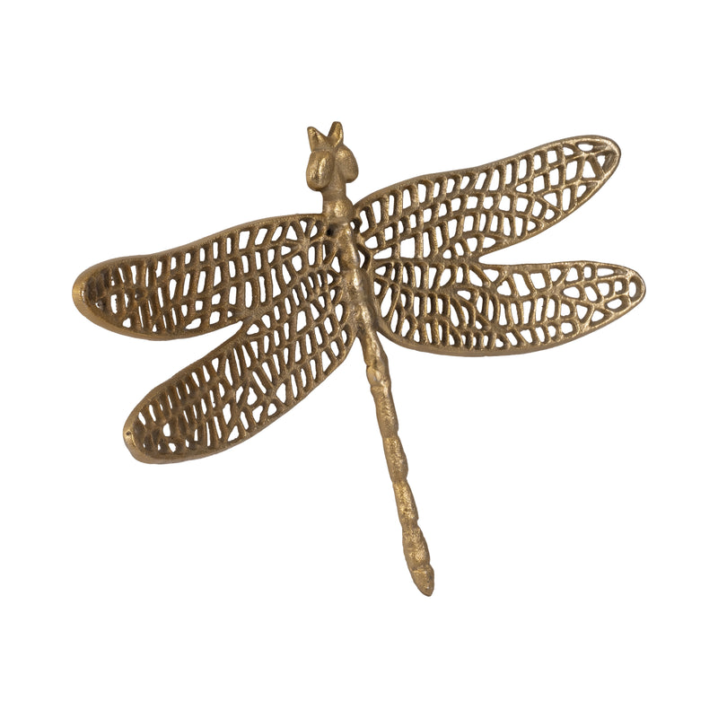 Metal, 14 Dragonfly W/ Cutouts , Gold