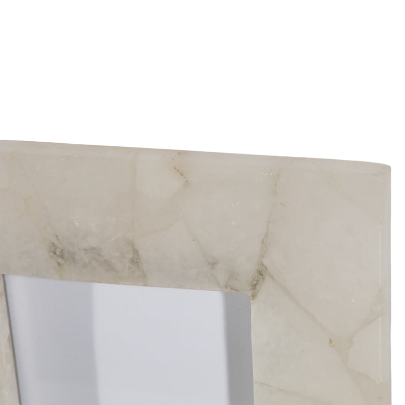 4x6 Edina White Quartz Photo Frame