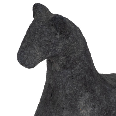 6 Textured Horse, Black