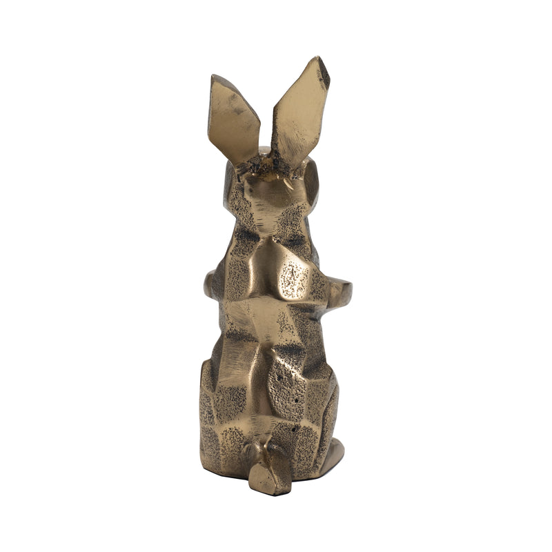 8 Alona Geometric Bunny, Gold