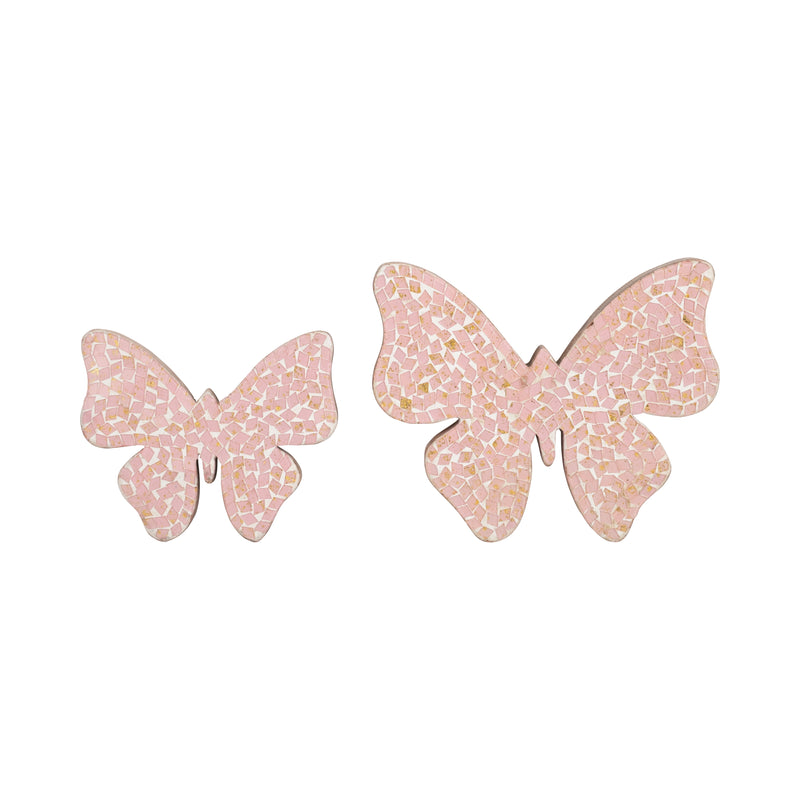 8 MOSAIC BUTTERFLY, BLUSH