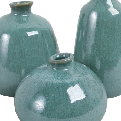 S/3 5/7/9 Corvallis Ceramic Vases