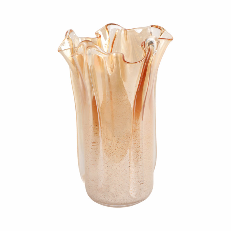 13 Bartoli Large Artisan Blown Glass  Vase