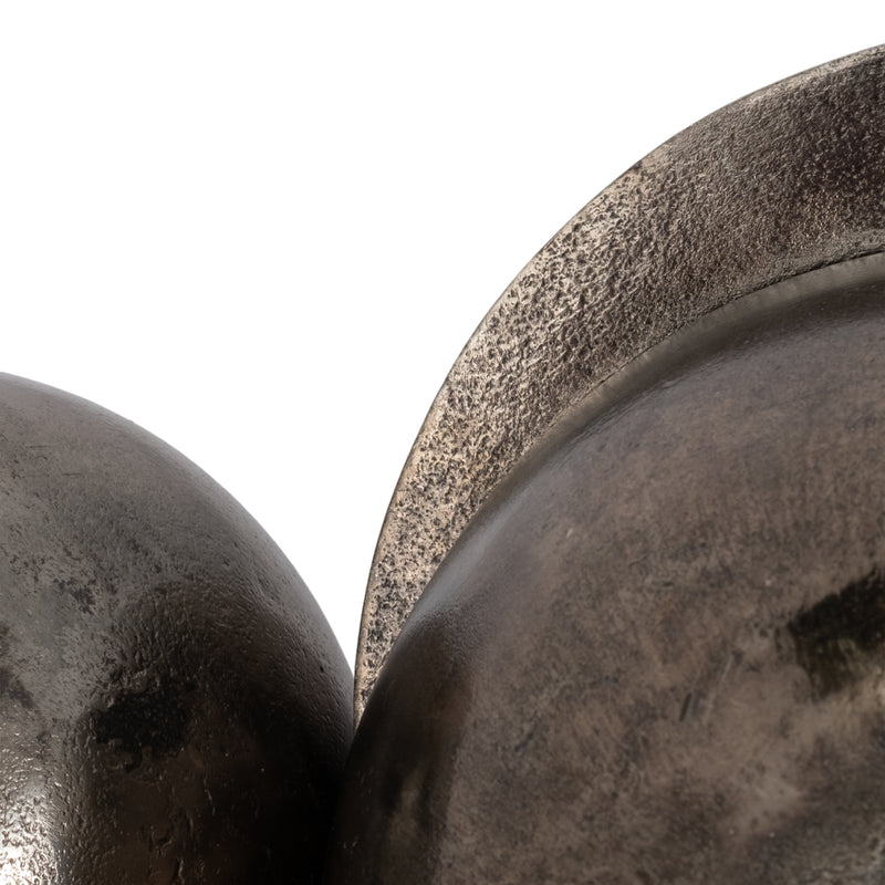 S/2 7/9 Calima Metal Orbs, Bronze