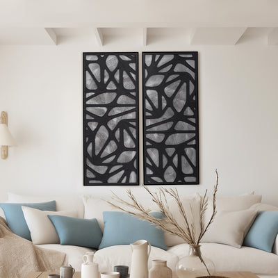 VENTRE DIMENSIONAL WALL ART - SET OF 2