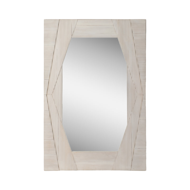 54X36 HARLOW CARVED WOOD WALL MIRROR