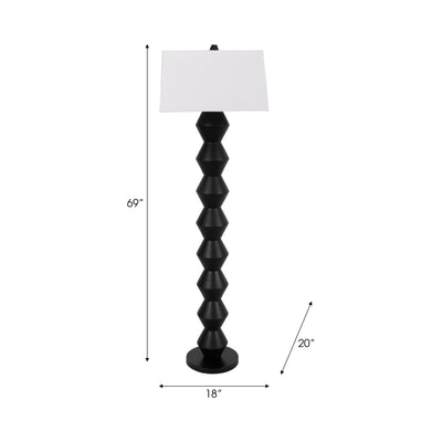 69 Stacked Totem Lamp, Black