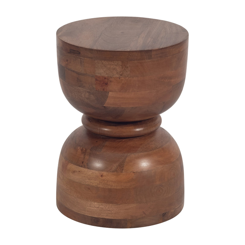 18 POLISHED MANGO WOOD ACCENT TABLE