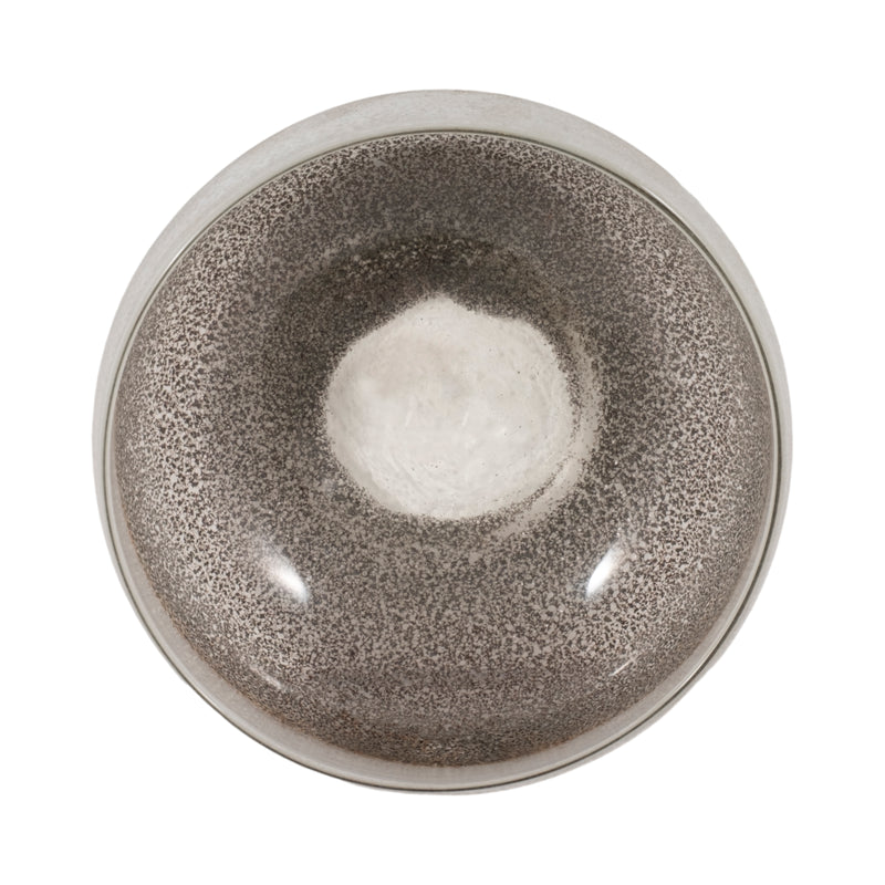 8 Ombre Bowl, White/grey