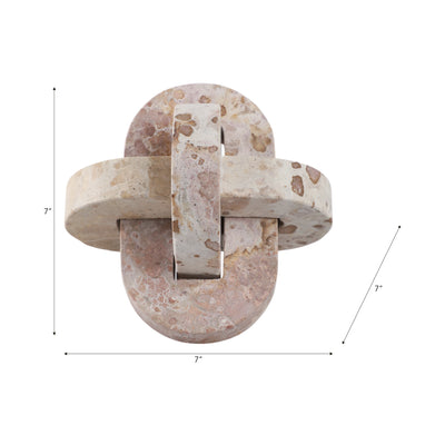 7 Pompano Medium Beige Marble Knot