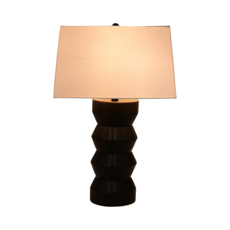 28 Totem Table Lamp, Black