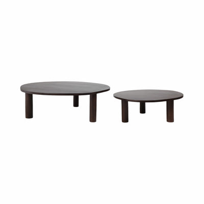 S/2 37/47 Calvin Nesting Wooden Coffee Tables, Bl