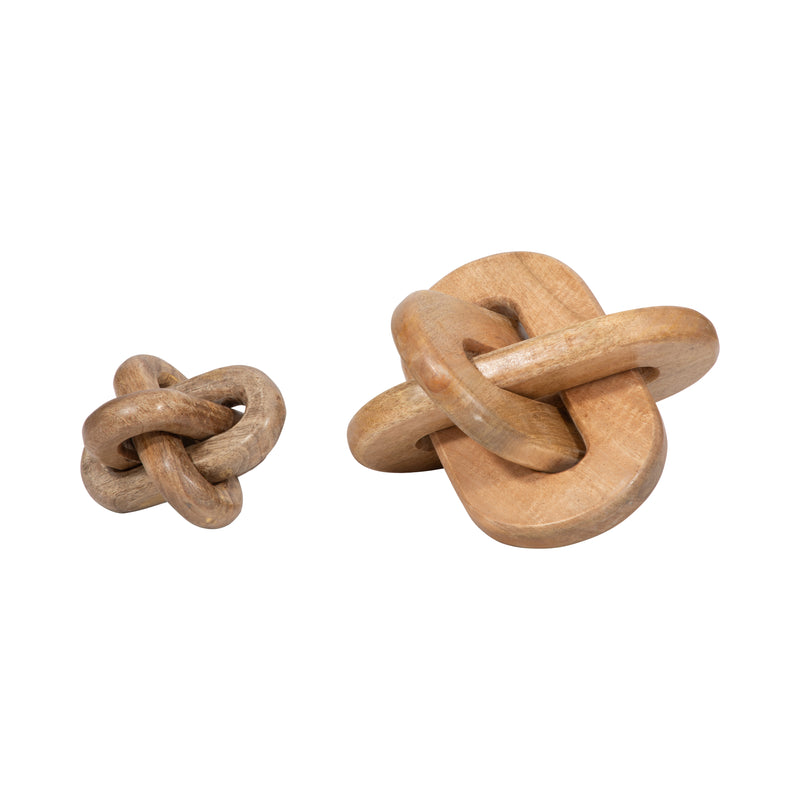 Wood, 10 Decorative Knot, Natural