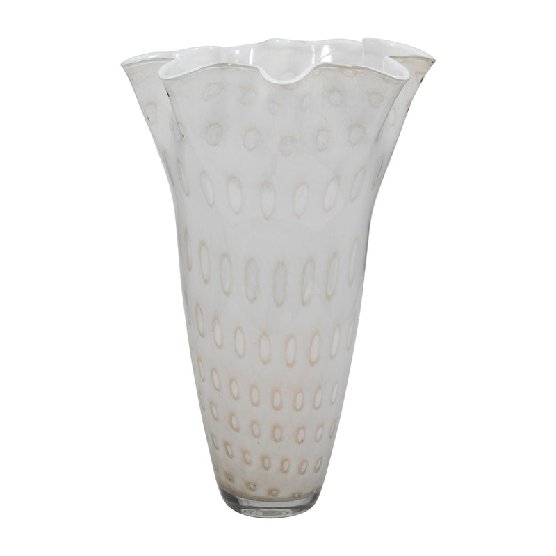 20 Meira Ivory Bouquet Glass Vase