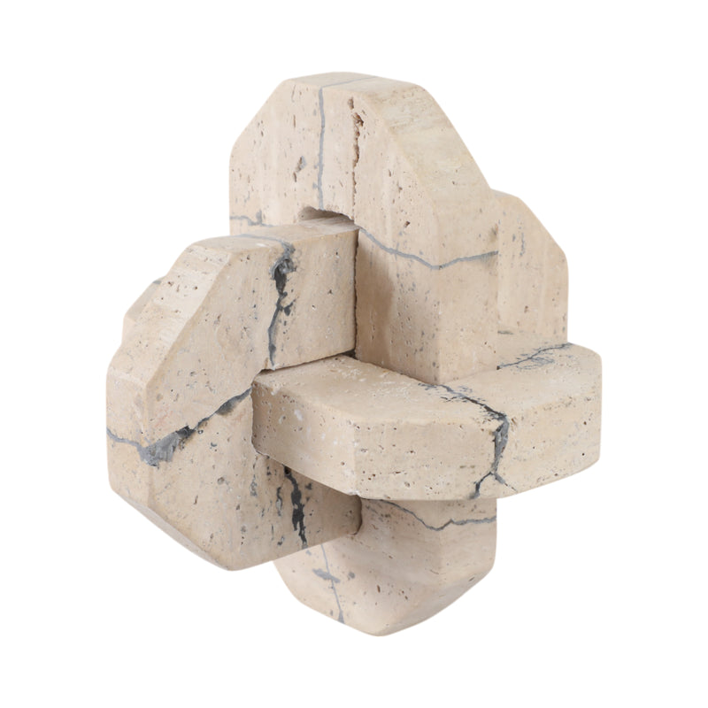 7 Gorda Medium Crackle Travertine Knot