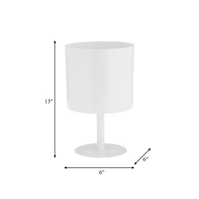 Ec Metal,6,flat Round Base Planter,white