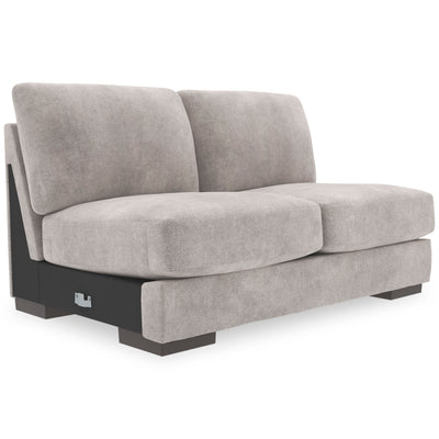 ARMLESS LOVESEAT