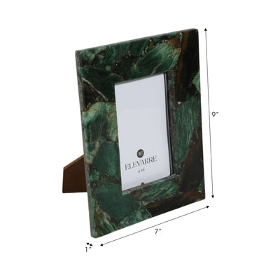 4x6 Blaine Dark Malachite Photo Frame