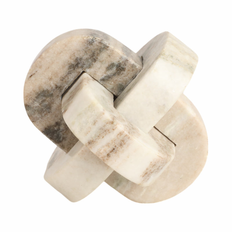 5 Onyx Marble Rounded Knot, Tan