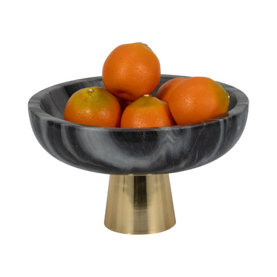 12 Dazey Gray Marble Bowl