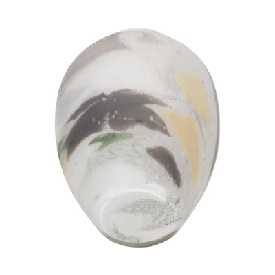 Marco Glass, 9 Marbled Look Vase, Multi