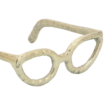 GOLD GLASSES SCULPTURE