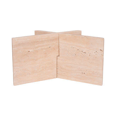 18 Travertine Bookstand, Tan