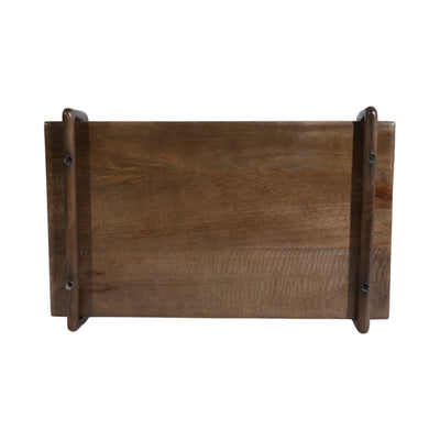 S/3 18/22/26 Kazu Wood Trays, Brown