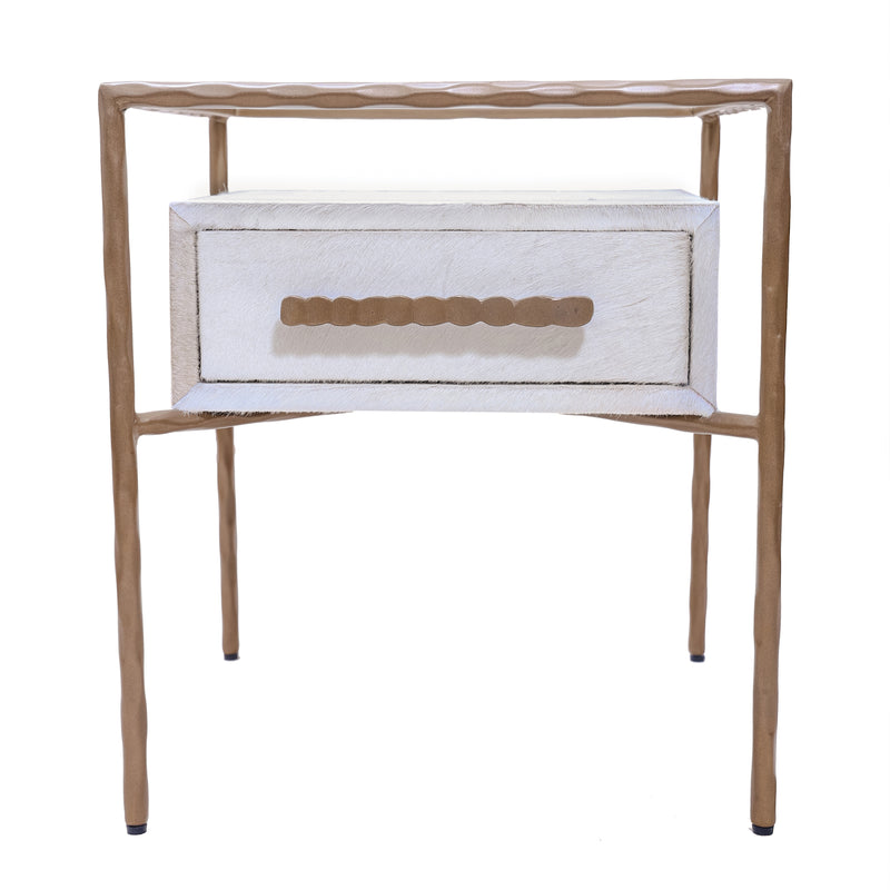 22 Azamara Real Hide Accent Table