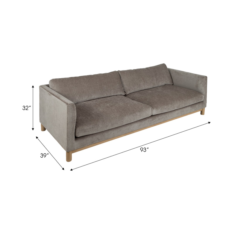 94 Bennett Sofa, Gray/green