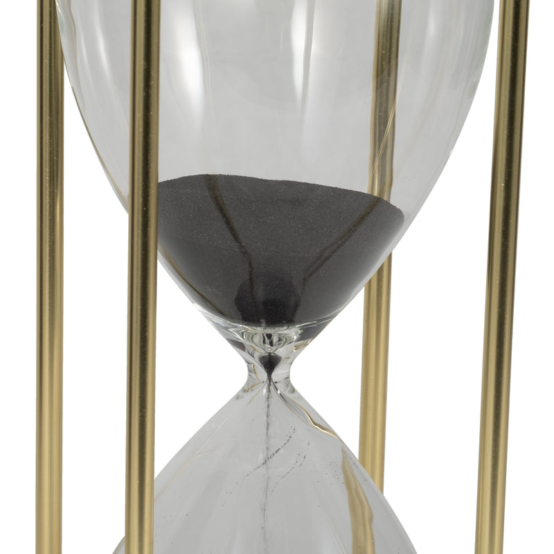 18 Reynolds Small Black & Gold Hourglass