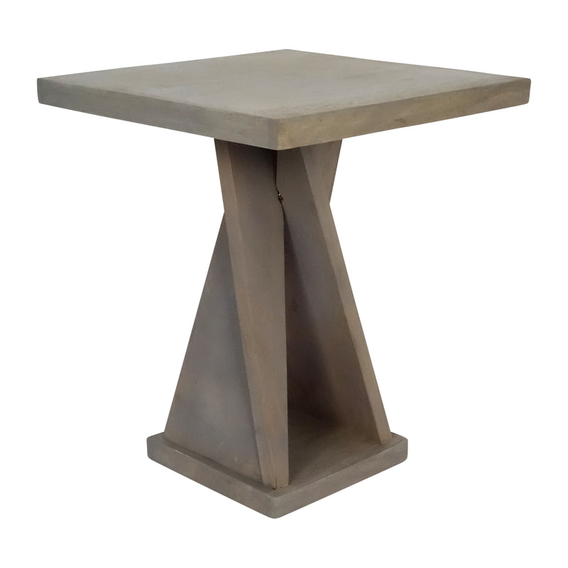 25 Jamye Small Grey Wood Table