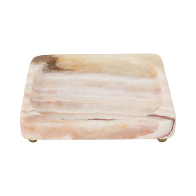 7 Honey Onyx Deco Tray