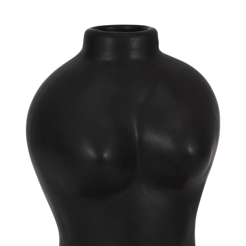 DOL, 12H TORSO VASE, BLACK