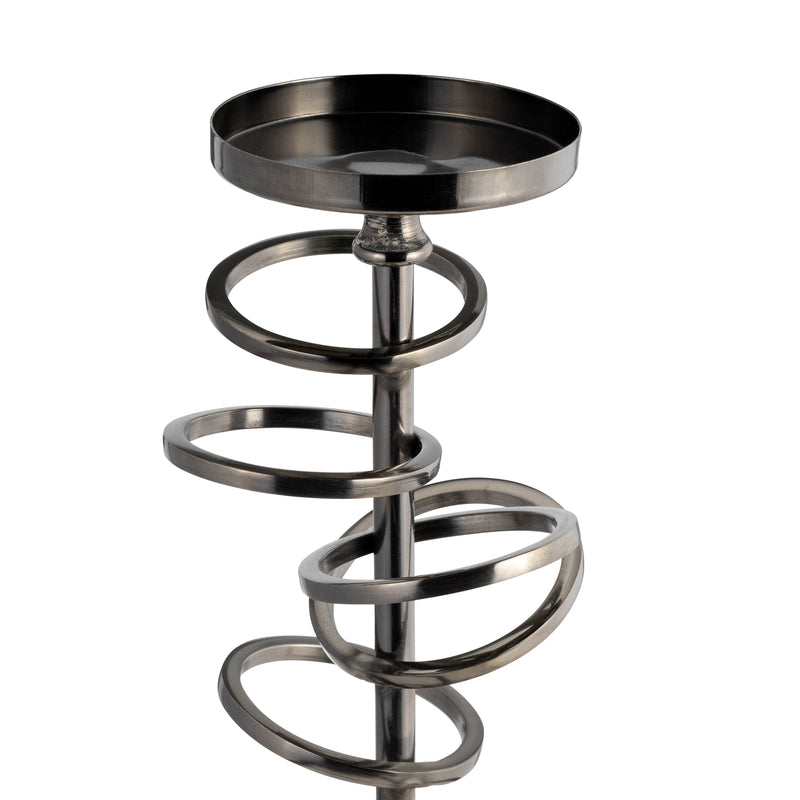 METAL, 15 RING TOSS ON ACRYLIC CANDLEHOLDER, GUNM